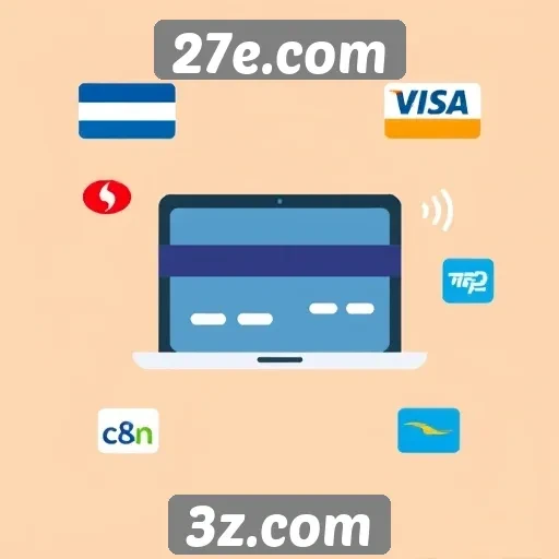 Métodos de pagamento disponíveis no 27e.com